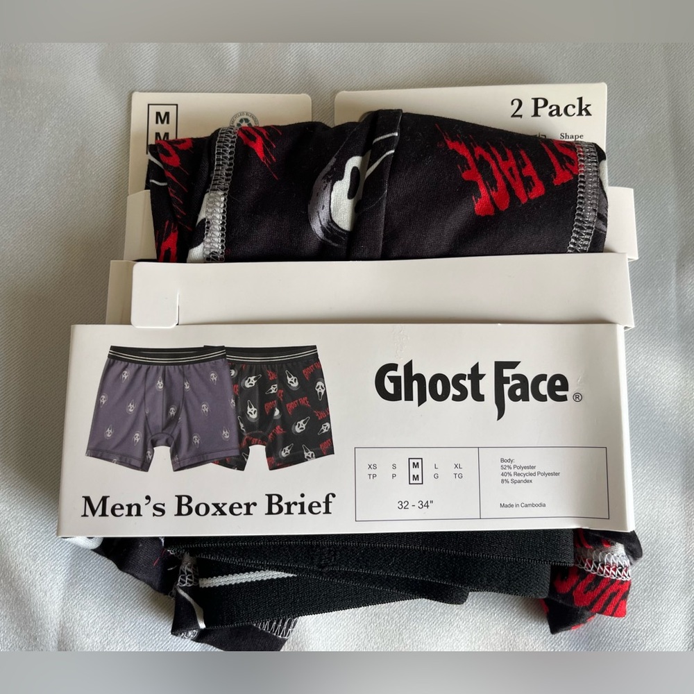 Bioworld Ghost Face Boxer Brief